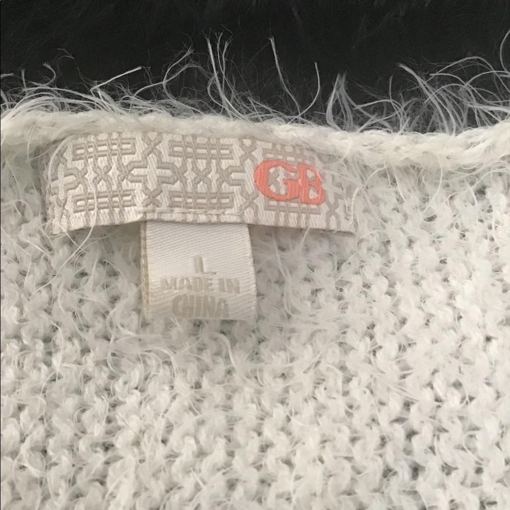 Gianni Bini Fuzzy Color Block Sweater - image 5